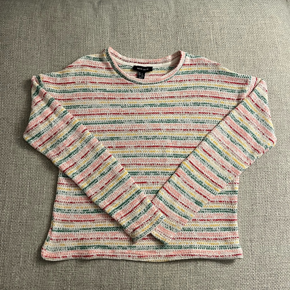New Look Candy Striped Sweater